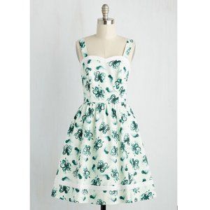 Modcloth Heck Yes Octopus Dress, Size 1X, EUC